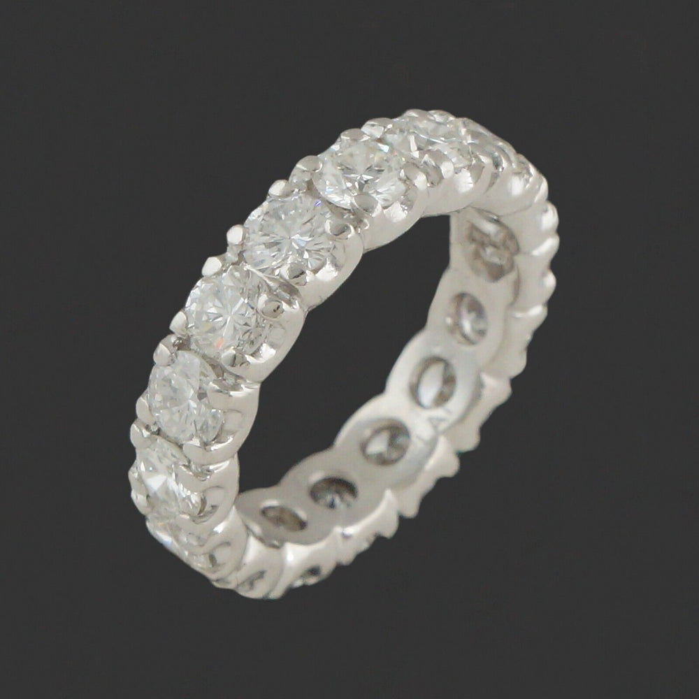 Platinum & 1.76 CTW Diamond Eternity Wedding Band, Estate Anniversary Ring, Olde Towne Jewelers, Santa Rosa CA.