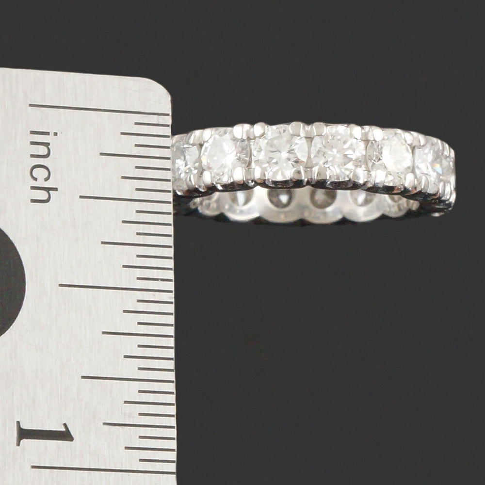 Platinum & 1.76 CTW Diamond Eternity Wedding Band, Estate Anniversary Ring, Olde Towne Jewelers, Santa Rosa CA.