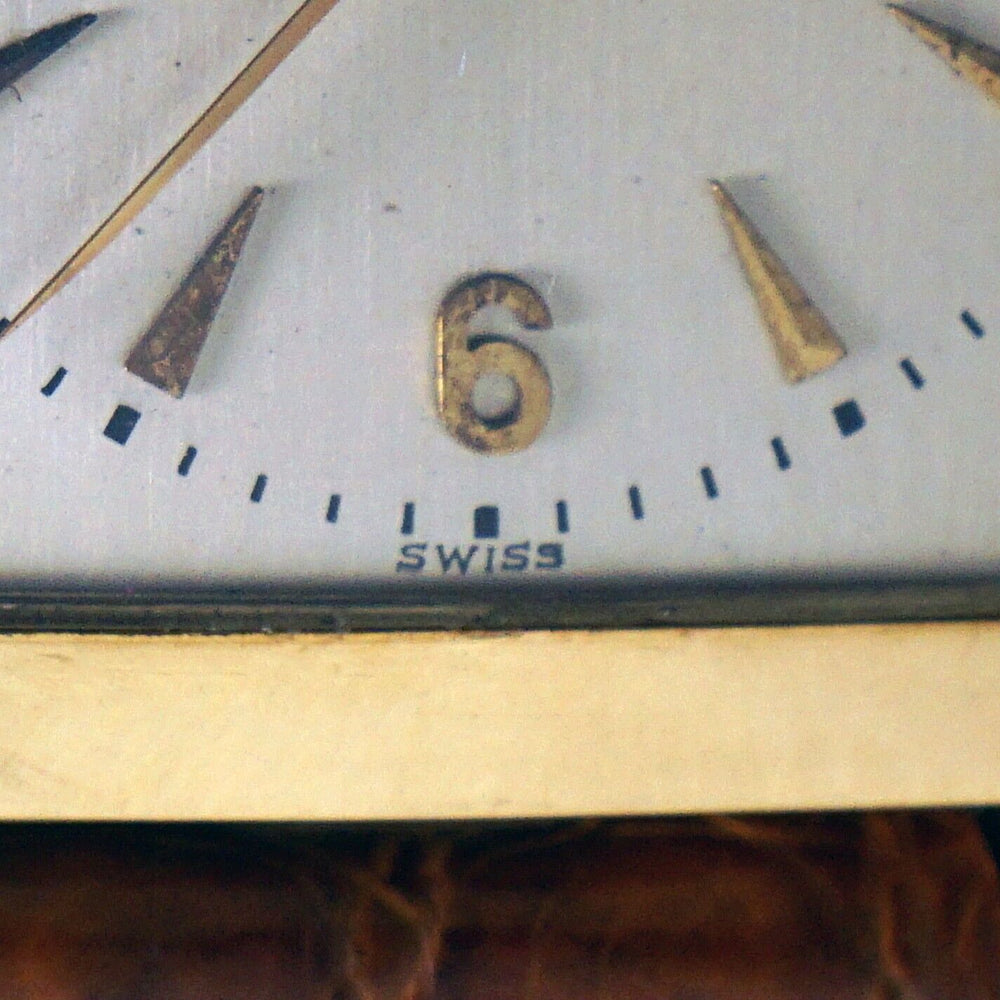 Vintage Patek Philippe 2514 Oversized Square 18K Yellow Gold Mans Watch All Original, lde Towne Jewelers, Santa Rosa CA.