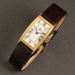 Stunning Baume & Mercier Solid 14K Yellow Gold Mid Size Man's Watch, XLNT Olde Towne Jewelers, Santa Rosa CA.