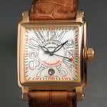 Stunning Franck Muller Cortez 10000SC Conquistador 18K Rose Gold Mans Watch MINT, Olde Towne Jewelers, Santa Rosa CA.