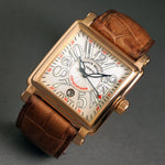 Stunning Franck Muller Cortez 10000SC Conquistador 18K Rose Gold Mans Watch MINT, Olde Towne Jewelers, Santa Rosa CA.