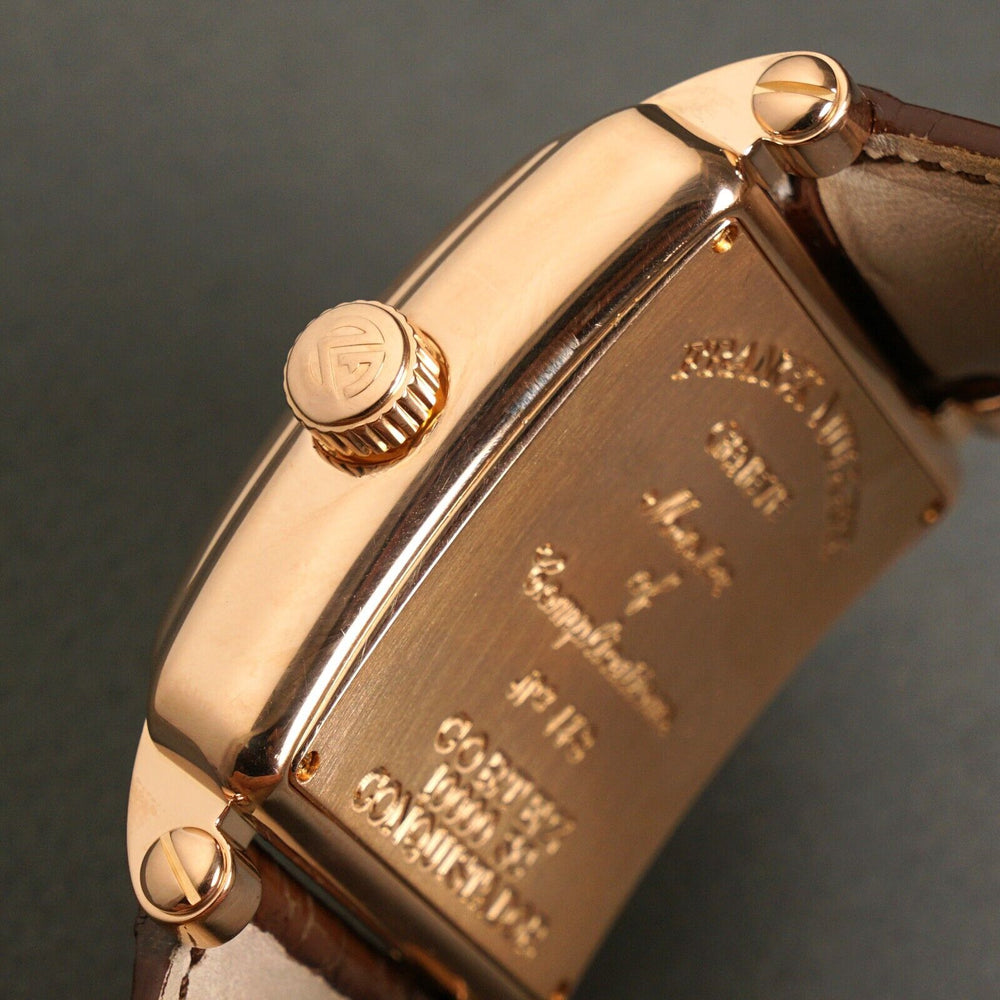 Stunning Franck Muller Cortez 10000SC Conquistador 18K Rose Gold Mans Watch MINT, Olde Towne Jewelers, Santa Rosa CA.