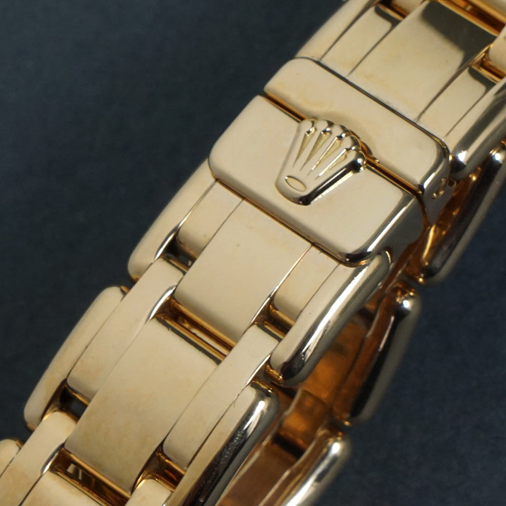 Stunning 2000 Rolex 80298 Datejust Pearlmaster 18K Yellow Gold MOP Diamond Watch, Olde Towne Jewelers, Santa Rosa CA.