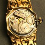 Universal Geneve Solid 14K Yellow Gold & Opal Dial Woman's Bracelet Watch, Olde Towne Jewelers, Santa Rosa CA.