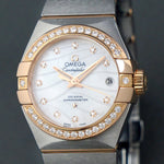 Omega Constellation 123.25.27.20.55.005 Diamond Bezel & MOP Dial Women's Watch, Olde Towne Jewelers, Santa Rosa CA.