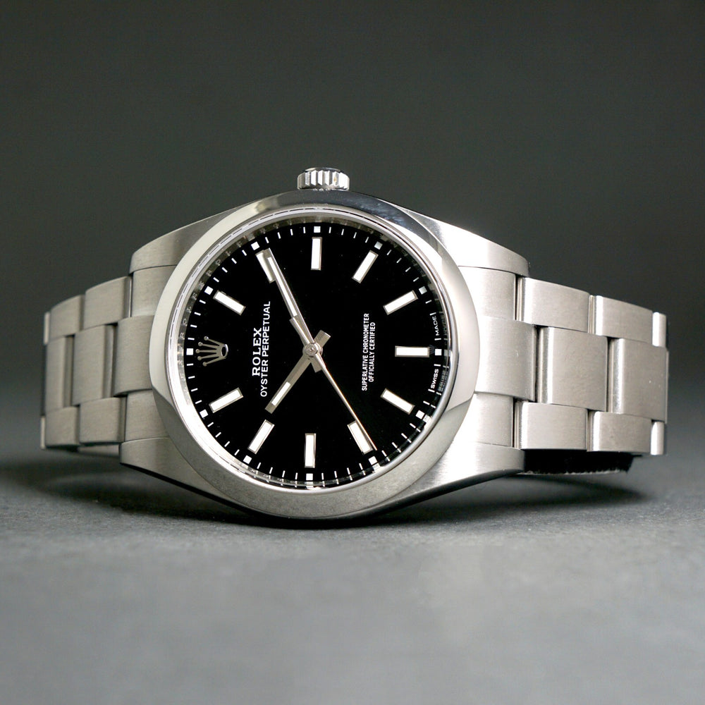 Stunning 2022 Rolex 114300 Stainless Steel 39mm Non Date Watch MINT Box & Papers, Olde Towne Jewelers, Santa Rosa CA.
