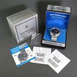 Stunning Wittnauer 2000 Automatic Stainless Steel Mans Watch Box, Papers, Olde Towne Jewelers, Santa Rosa CA.