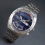 Stunning Wittnauer 2000 Automatic Stainless Steel Mans Watch Box, Papers, Olde Towne Jewelers, Santa Rosa CA.