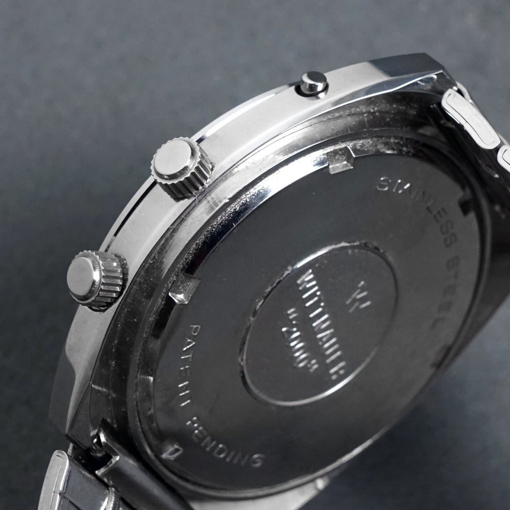 Stunning Wittnauer 2000 Automatic Stainless Steel Mans Watch Box, Papers, Olde Towne Jewelers, Santa Rosa CA.