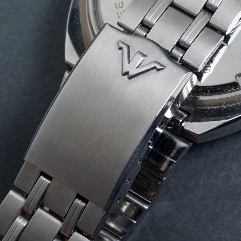 Stunning Wittnauer 2000 Automatic Stainless Steel Mans Watch Box, Papers, Olde Towne Jewelers, Santa Rosa CA.