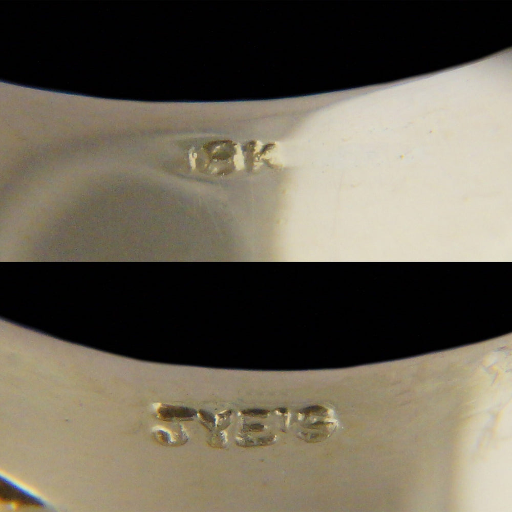 Wide Heavy Solid 18K Gold & Two Row 1.28 CTW Princess Diamond Cigar Band Ring, Olde Towne Jewelers, Santa Rosa CA.