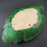 Stunning 1920's Weller Coppertone Frog Pond Lily Pad Pottery Bowl Rare Unsigned, Olde Towne Jewelers, Santa Rosa CA.