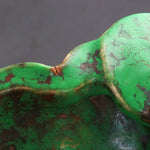 Stunning 1920's Weller Coppertone Frog Pond Lily Pad Pottery Bowl Rare Unsigned, Olde Towne Jewelers, Santa Rosa CA.