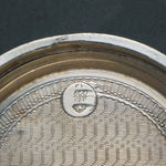 Oversize Girod Fontenaz 800 Silver Hunter Case Pocket Watch Fancy Case & Dial, Olde Towne Jewelers, Santa Rosa CA.