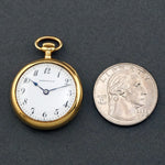 Stunning 1908 Patek Philippe Shreve & Co 18K Gold Extra Small Pocket Watch, Olde Towne Jewelers, Santa Rosa CA.
