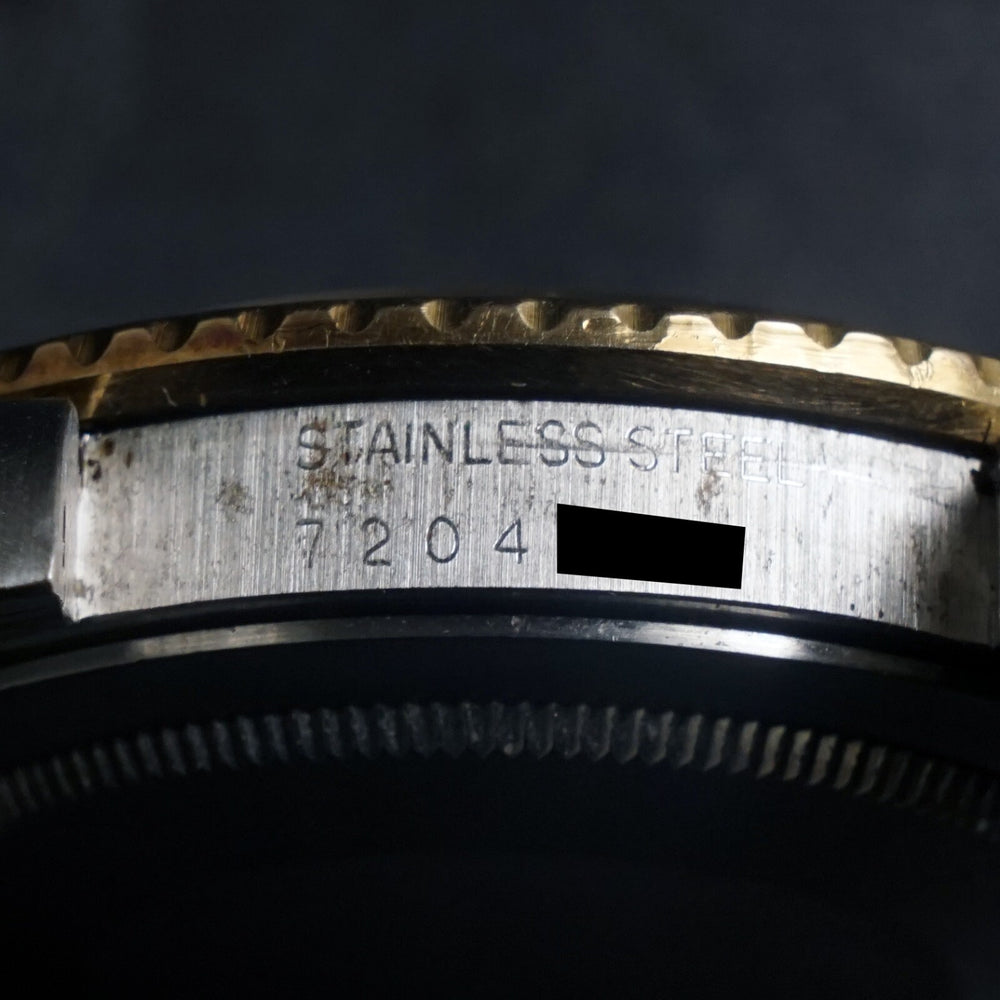 Stunning 1982 Rolex 16753 GMT Master Gold & Steel 40mm Watch Black Dial, Jubilee, Olde Towne Jewelers, Santa Rosa CA.