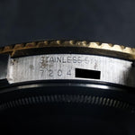 Stunning 1982 Rolex 16753 GMT Master Gold & Steel 40mm Watch Black Dial, Jubilee, Olde Towne Jewelers, Santa Rosa CA.