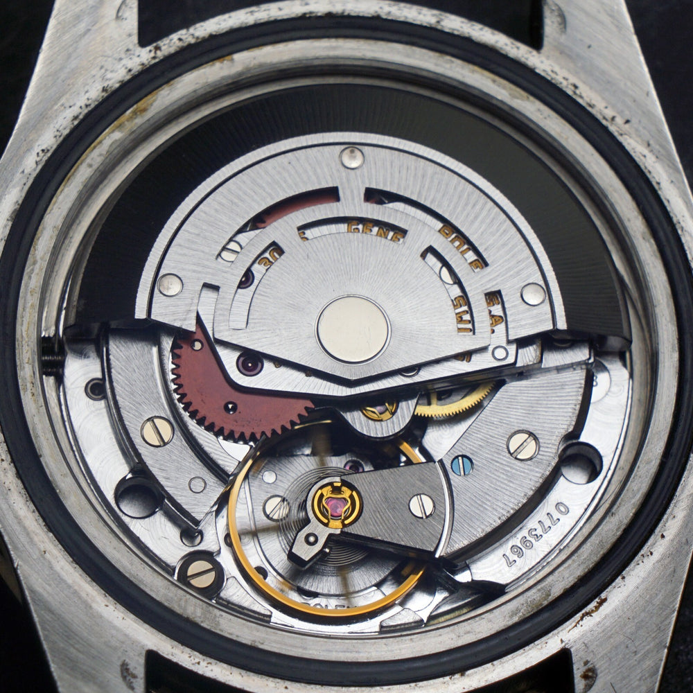Stunning 1982 Rolex 16753 GMT Master Gold & Steel 40mm Watch Black Dial, Jubilee, Olde Towne Jewelers, Santa Rosa CA.
