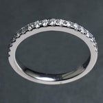 Elegant, Platinum & .36 CTW Diamond Estate Wedding Band, Anniversary Ring