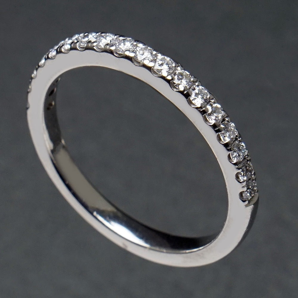 Elegant, Platinum & .36 CTW Diamond Estate Wedding Band, Anniversary Ring, Olde Towne Jewelers, Santa Rosa CA.
