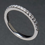 Elegant, Platinum & .36 CTW Diamond Estate Wedding Band, Anniversary Ring, Olde Towne Jewelers, Santa Rosa CA.
