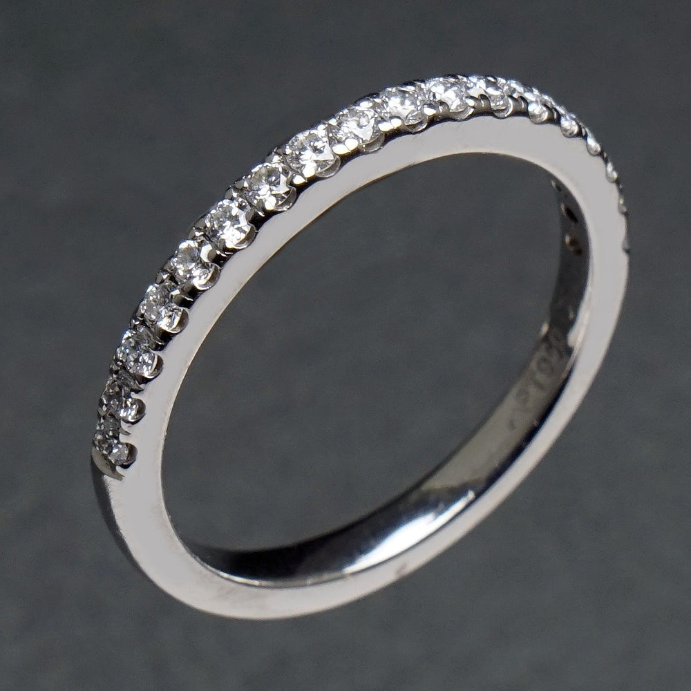 Elegant, Platinum & .36 CTW Diamond Estate Wedding Band, Anniversary Ring, Olde Towne Jewelers, Santa Rosa CA.