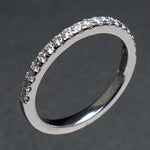 Elegant, Platinum & .36 CTW Diamond Estate Wedding Band, Anniversary Ring, Olde Towne Jewelers, Santa Rosa CA.