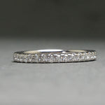 Elegant, Platinum & .36 CTW Diamond Estate Wedding Band, Anniversary Ring, Olde Towne Jewelers, Santa Rosa CA.