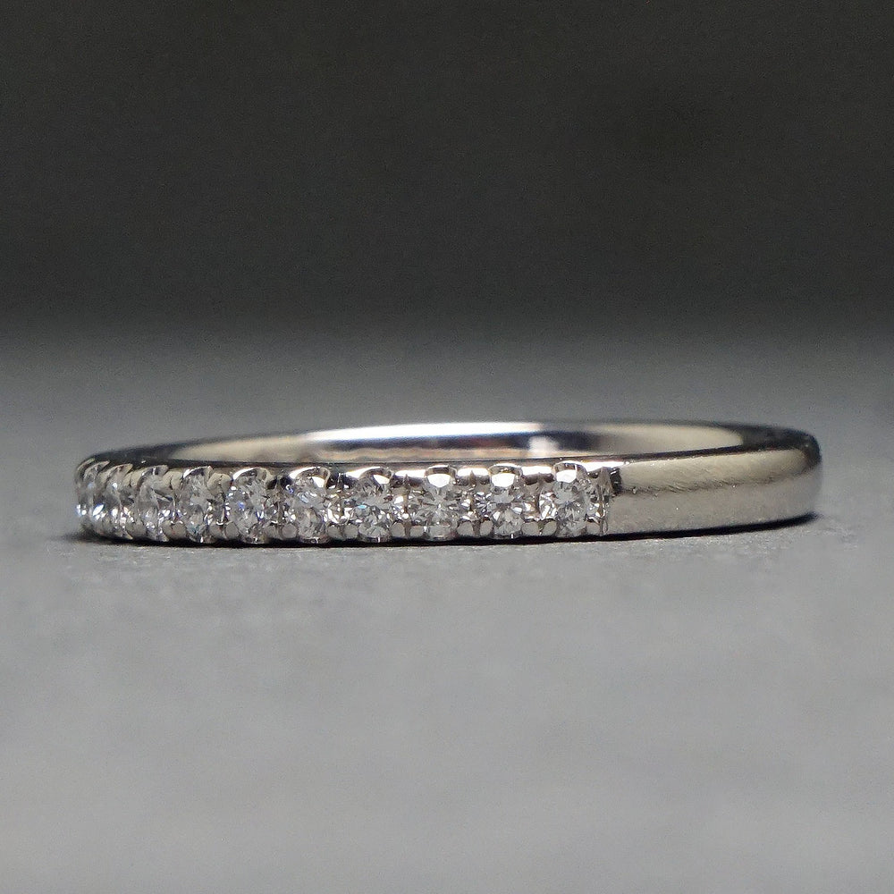 Elegant, Platinum & .36 CTW Diamond Estate Wedding Band, Anniversary Ring, Olde Towne Jewelers, Santa Rosa CA.