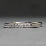 Elegant, Platinum & .36 CTW Diamond Estate Wedding Band, Anniversary Ring, Olde Towne Jewelers, Santa Rosa CA.