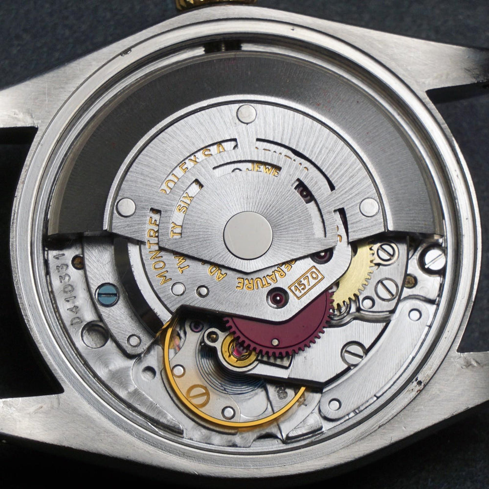 Stunning 1978 Rolex 1505 Date Yellow Gold & Stainless Steel 34mm Watch Excellent, Oldetowne Jewelers, Santa Rosa CA.