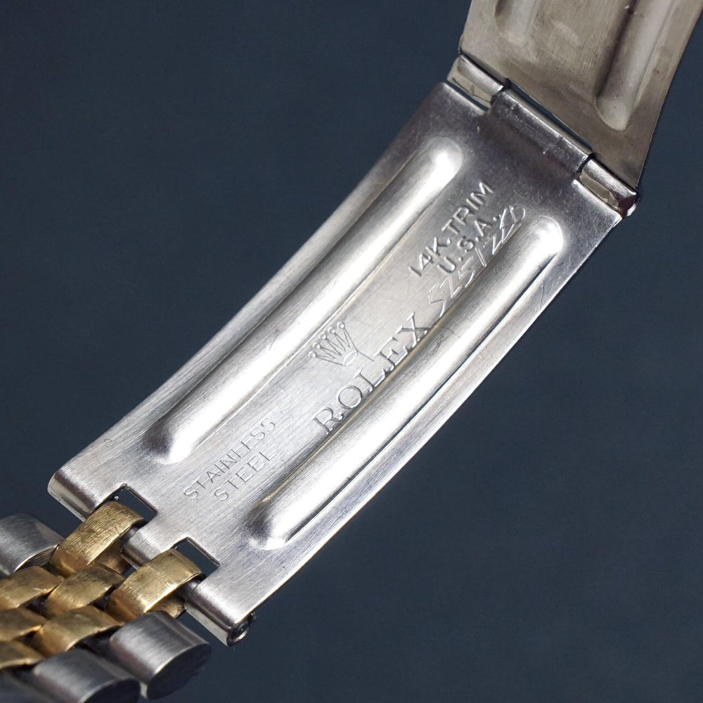 Stunning 1978 Rolex 1505 Date Yellow Gold & Stainless Steel 34mm Watch Excellent, Oldetowne Jewelers, Santa Rosa CA.