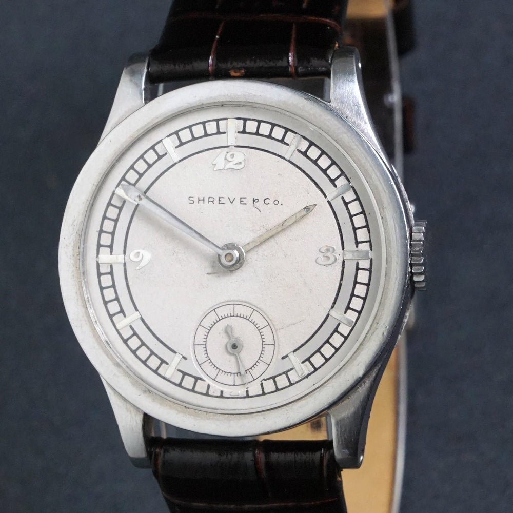 Rare 1935 Omega Shreve & Co Kalonium Mid Size Watch, Excellent Condition, Olde Towne Jewelers, Santa Rosa CA.