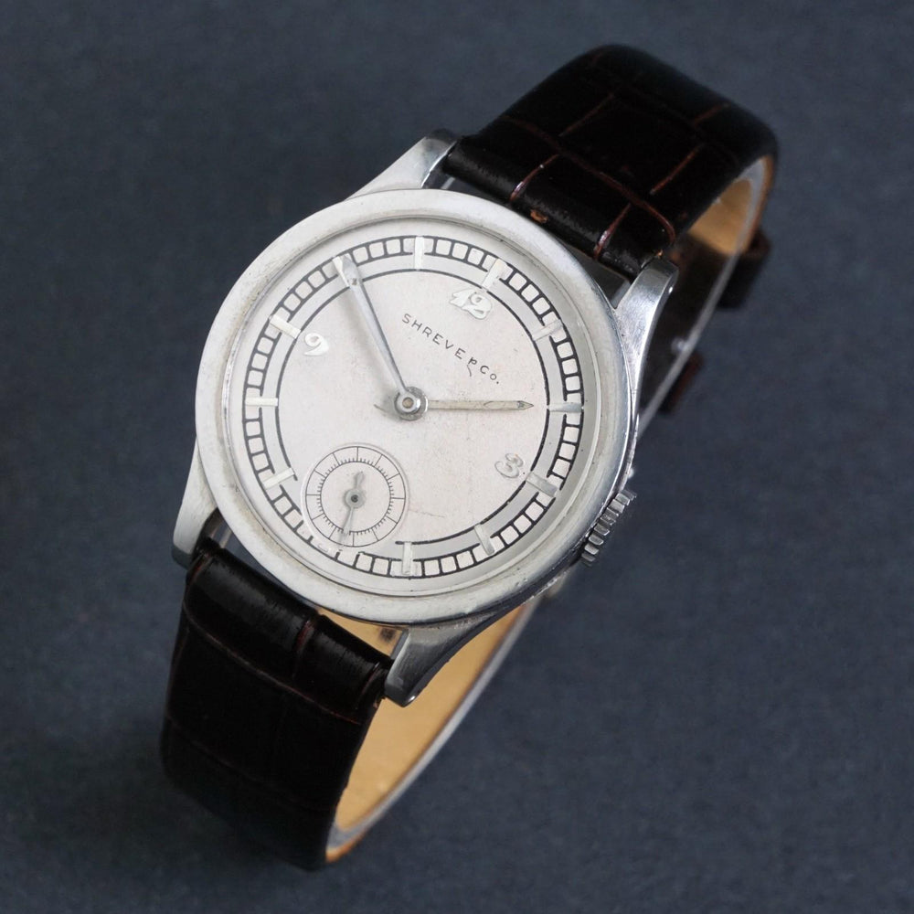 Rare 1935 Omega Shreve & Co Kalonium Mid Size Watch, Excellent Condition, Olde Towne Jewelers, Santa Rosa CA.