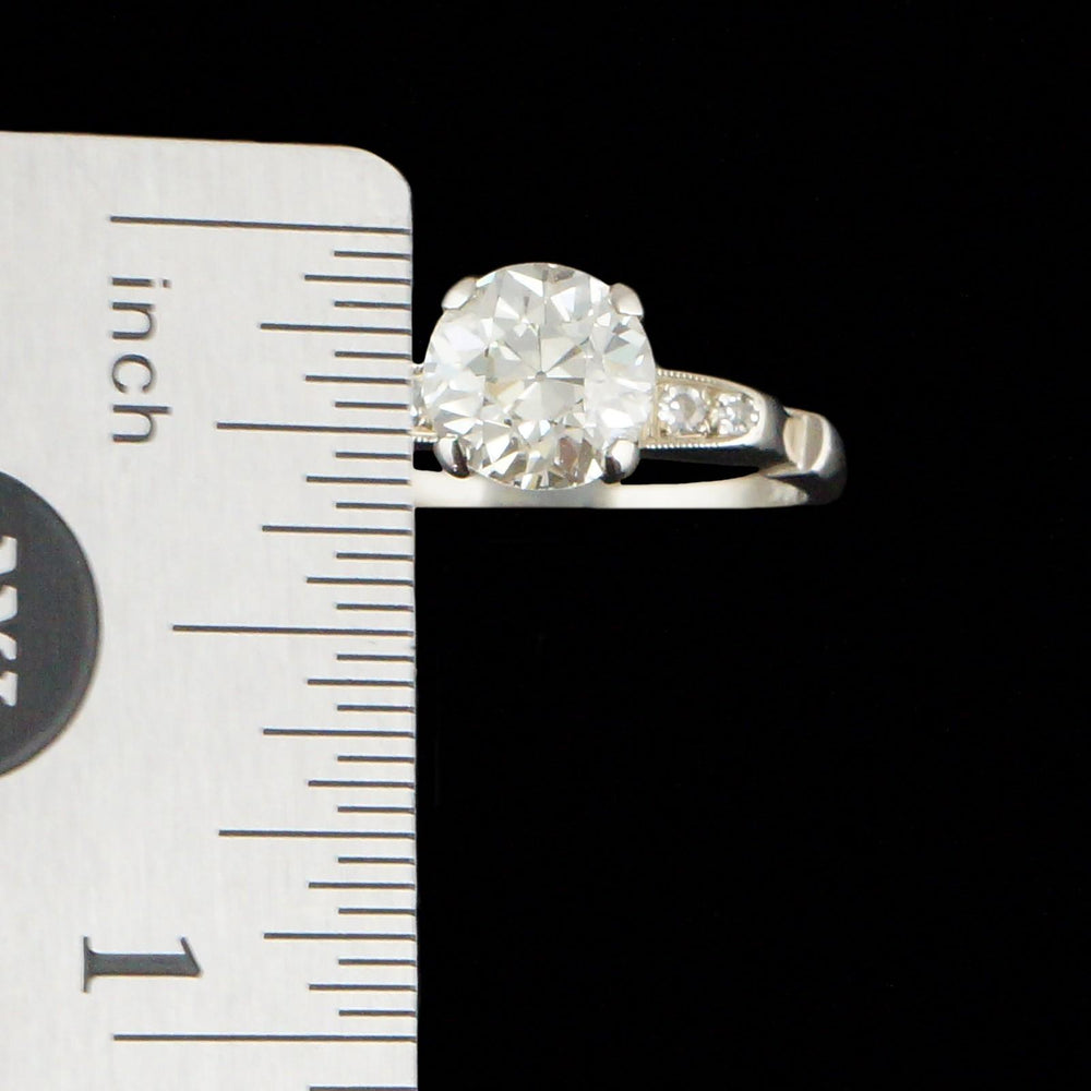 Solid 14K Gold & 1.40 Ct Center OEC Diamond Wedding Band, Engagement Ring, Olde Towne Jewelers, Santa Rosa CA.