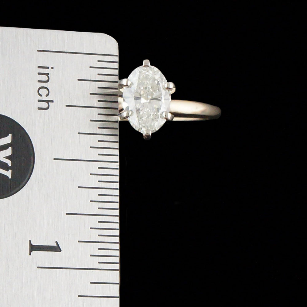 Solid 14K Yellow Gold & 1.20 Ct Oval Cut Diamond Solitaire Engagement Ring, Olde Towne Jewelers, Santa Rosa CA.