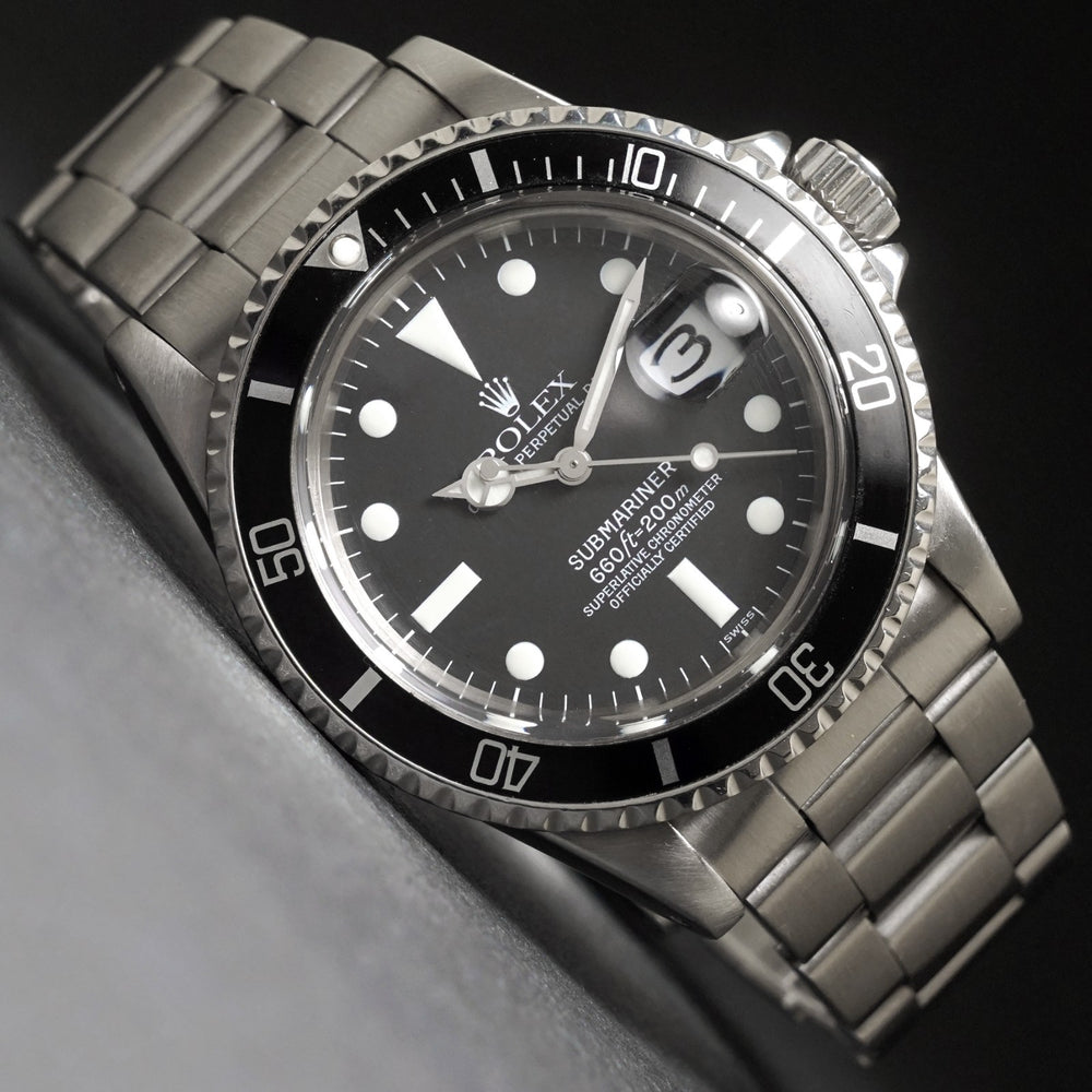 Stunning 1978 Rolex 1680 Submariner Stainless Steel 40mm Dive Watch Runs Great