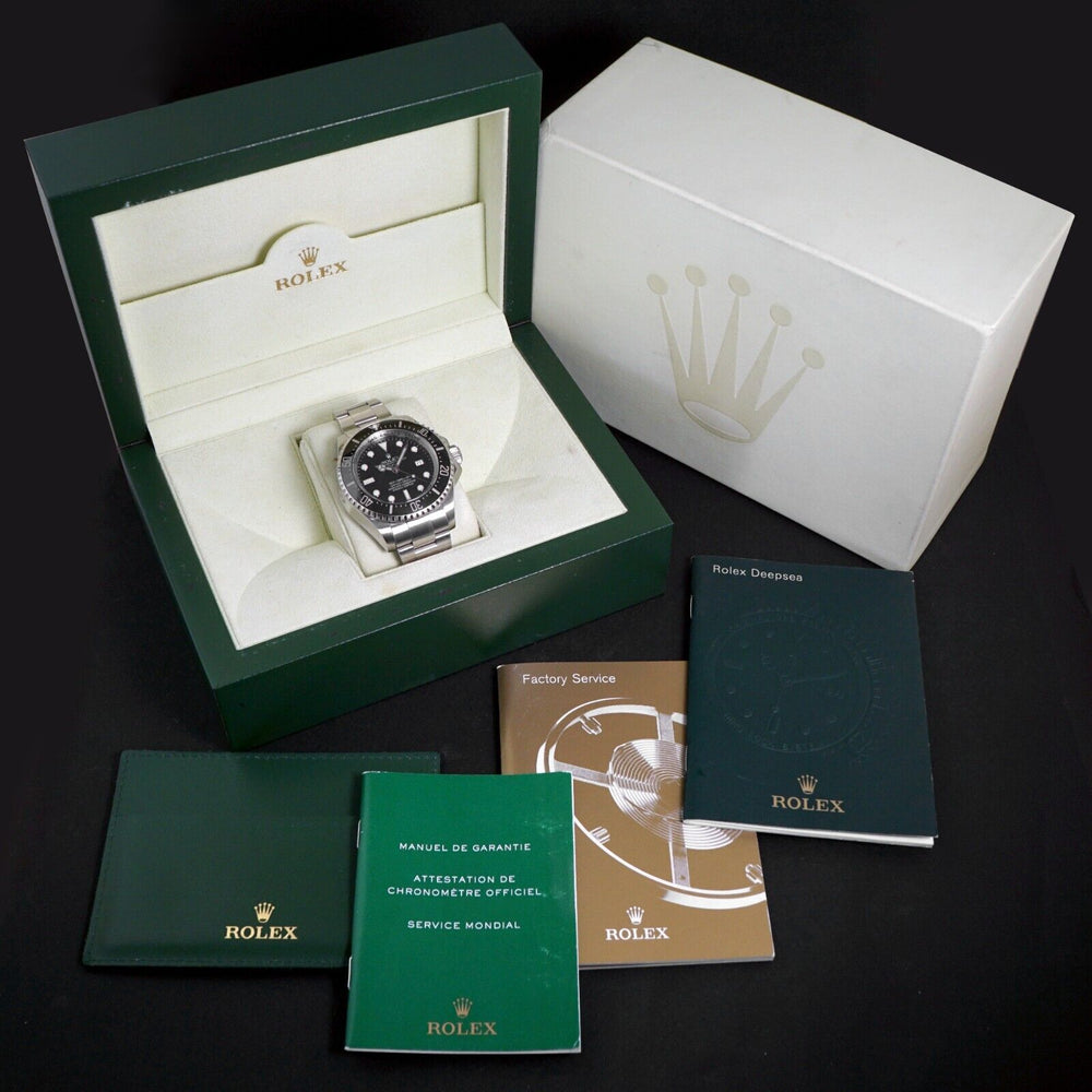 Rolex Deep Sea Sea Dweller Stainless Steel 43mm Watch Box & Books Excellent Cond, Olde Towne Jewelers, Santa Rosa CA.