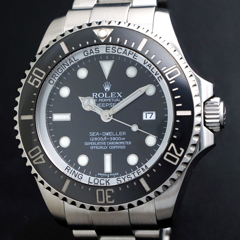 Rolex Deep Sea Sea Dweller Stainless Steel 43mm Watch Box & Books Excellent Cond, Olde Towne Jewelers, Santa Rosa CA.