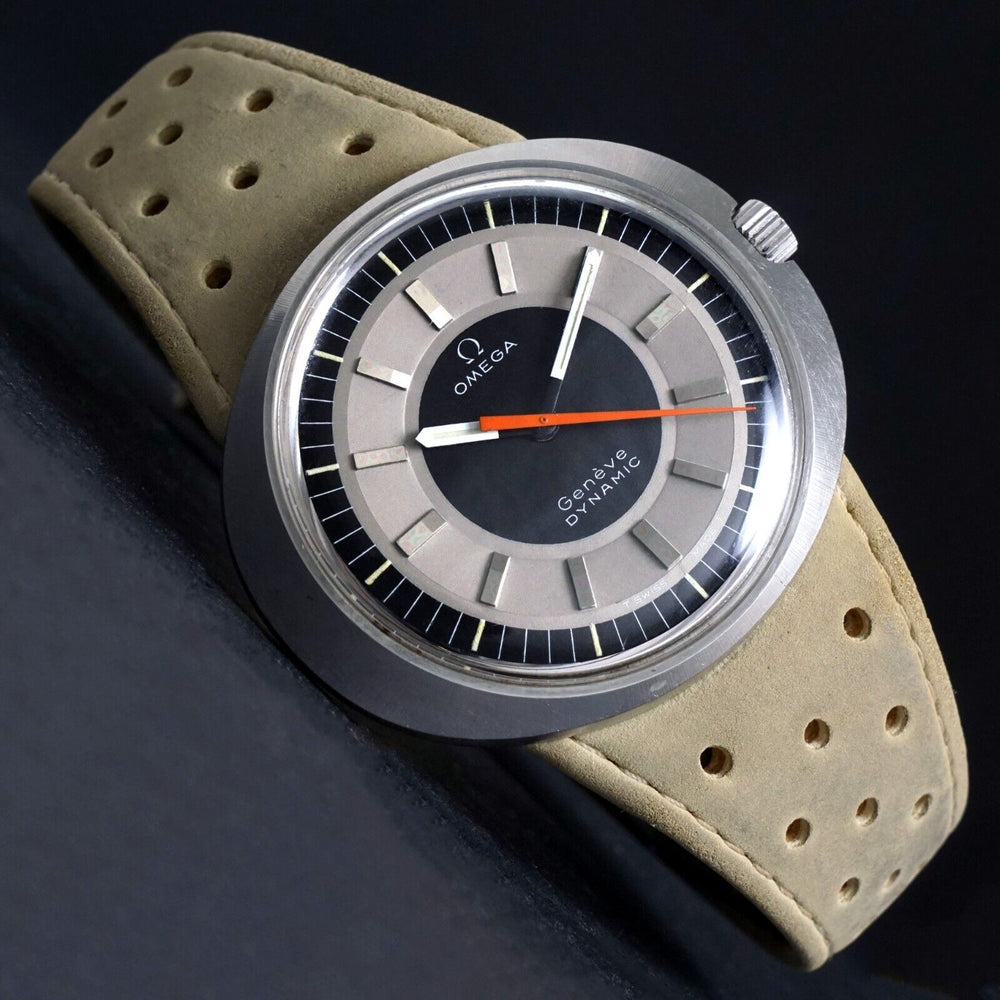 Rare 1969 Omega Dynamic Manual Wind Steel Man's Watch Unpolished Serviced
