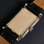 Stunning 1947 Longines 14K Yellow Gold & Black Diamond Dial Man's Watch, Olde Towne Jewelers Santa Rosa CA.