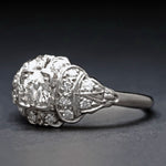 Antique Art Deco Platinum & .62 CTW OEC Diamond Wedding Band, Engagement Ring, Olde Towne Jewelers, Santa Rosa CA.