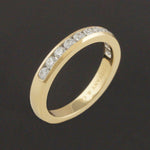 Tiffany & Co. Solid 18K Gold, .50 CTW Diamond Wedding Band, Anniversary Ring, Olde Towne Jewelers, Santa Rosa CA.