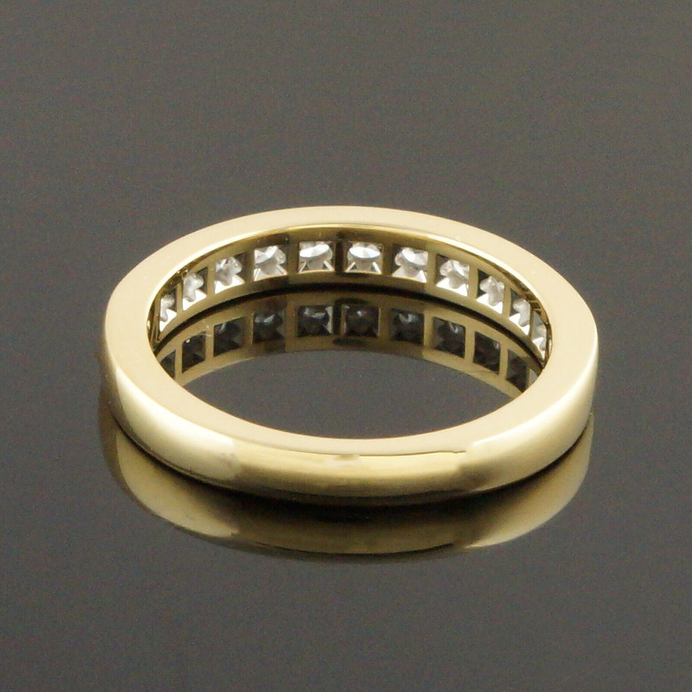 Tiffany & Co. Solid 18K Gold, .50 CTW Diamond Wedding Band, Anniversary Ring, Olde Towne Jewelers, Santa Rosa CA.