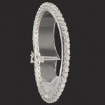 Elegant Solid 18K White Gold & 3.43 CTW Diamond Line 7" Estate Tennis Bracelet, Olde Towne Jewelers, Santa Rosa CA.