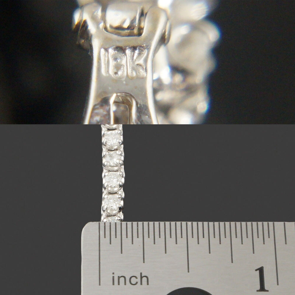 Elegant Solid 18K White Gold & 3.43 CTW Diamond Line 7" Estate Tennis Bracelet, Olde Towne Jewelers, Santa Rosa CA.