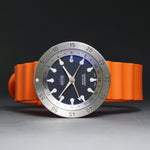 Stunning Ikepod Seaslug GMT Stainless Steel Mans Watch UNWORN LNIB Box & Papers, Olde Towne Jewelers, Santa Rosa CA.