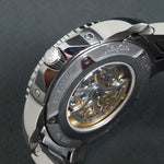 Stunning Glashutte Sport Evolution Stainless Steel Mans Watch, Factory Service, Olde Towne Jewelers, Santa Rosa CA.