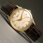 Stunning 1955 Longines Automatic Solid 14K Yellow Gold Fancy Lug Man's Watch